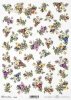 Flores decoupage de papel, artículos pequeños*Papier Decoupage Blumen, kleine Gegenstände*Бумажные декупаж цветы, мелкие предметы